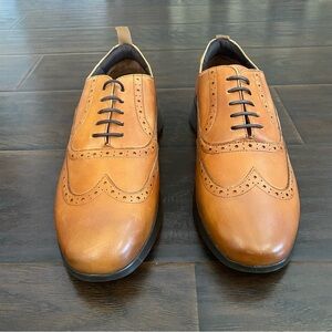 Wolf and Shepherd Mens Derby Wingtip lace up Shoes Size 8